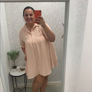 Entro Collard Dress Sizes: Small, medium, large